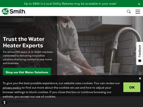 'hotwater.com' screenshot