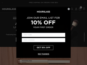 'hourglasscosmetics.com' screenshot