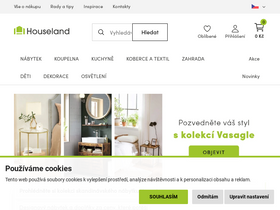 'houseland.cz' screenshot