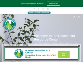 'houseplantresourcecenter.com' screenshot