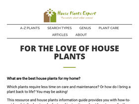 'houseplantsexpert.com' screenshot