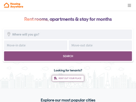'housinganywhere.com' screenshot
