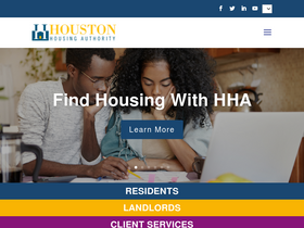 'housingforhouston.com' screenshot