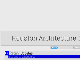 'houstonarchitecture.com' screenshot
