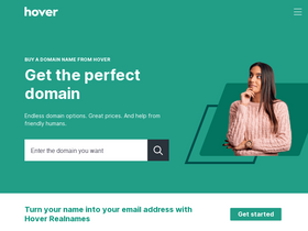 'hover.com' screenshot