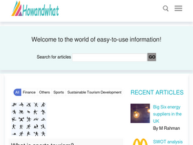 'howandwhat.net' screenshot