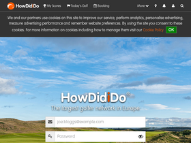 'howdidido.com' screenshot