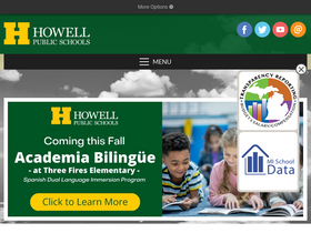 'howellschools.com' screenshot