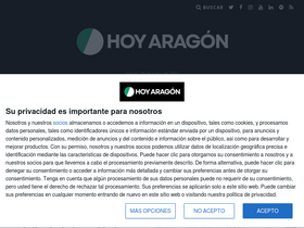 'hoyaragon.es' screenshot