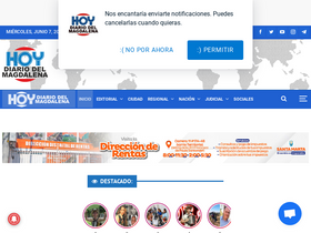 'hoydiariodelmagdalena.com.co' screenshot