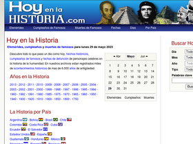 'hoyenlahistoria.com' screenshot