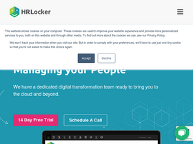 'hrlocker.com' screenshot