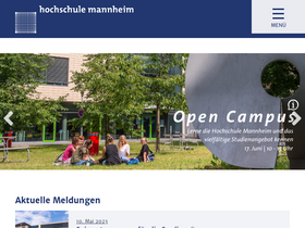 'hs-mannheim.de' screenshot