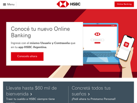 'hsbc.com.ar' screenshot