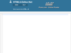 'html5-editor.net' screenshot