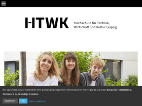 'htwk-leipzig.de' screenshot