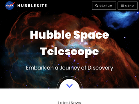 'hubblesite.org' screenshot
