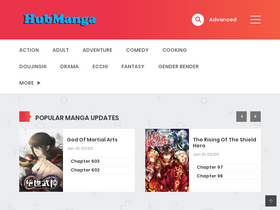 'hubmanga.com' screenshot