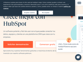 'hubspot.es' screenshot