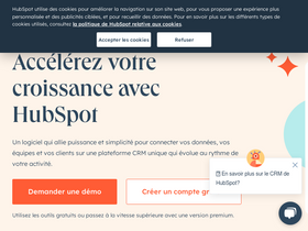 'hubspot.fr' screenshot