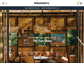 'huckberry.com' screenshot
