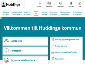 'huddinge.se' screenshot