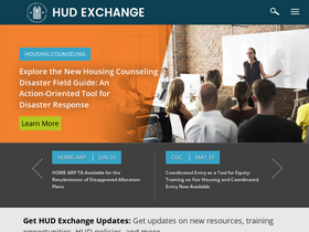 'hudexchange.info' screenshot