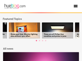 'hueblog.com' screenshot