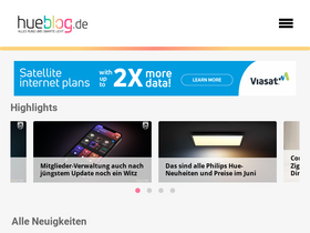 'hueblog.de' screenshot