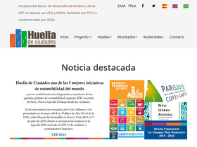 'huelladeciudades.com' screenshot