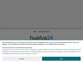 'huelva24.com' screenshot