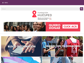 'huesped.org.ar' screenshot