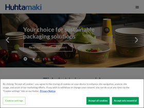 'huhtamaki.com' screenshot
