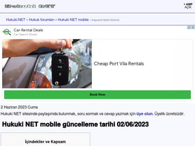 'hukuki.net' screenshot