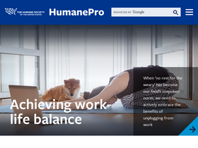 'humanepro.org' screenshot