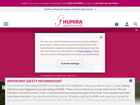 'humira.com' screenshot