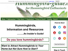 'hummingbird-guide.com' screenshot