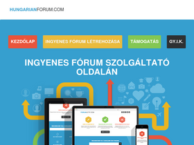 'hungarianforum.com' screenshot