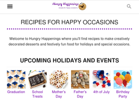 'hungryhappenings.com' screenshot