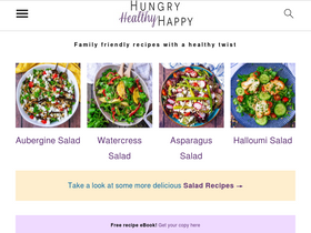 'hungryhealthyhappy.com' screenshot