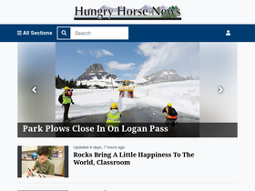 'hungryhorsenews.com' screenshot