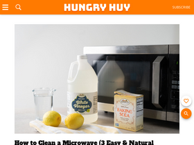 'hungryhuy.com' screenshot