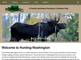 'hunting-washington.com' screenshot