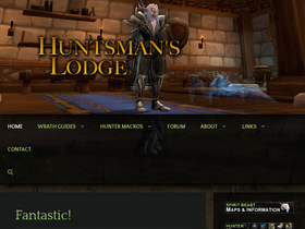 'huntsmanslodge.com' screenshot