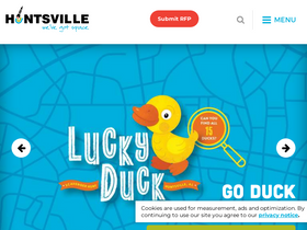 'huntsville.org' screenshot