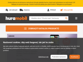 'huramobil.cz' screenshot