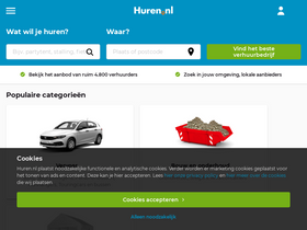 'huren.nl' screenshot