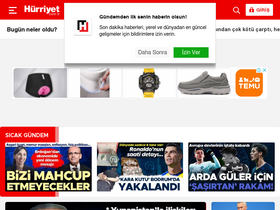 'hurriyet.com.tr' screenshot