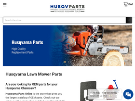 'husqvparts.com' screenshot
