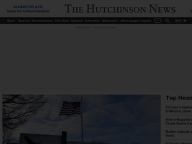 'hutchnews.com' screenshot